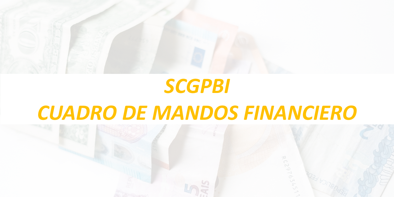 SCGPBI – Cuadro de mandos financiero